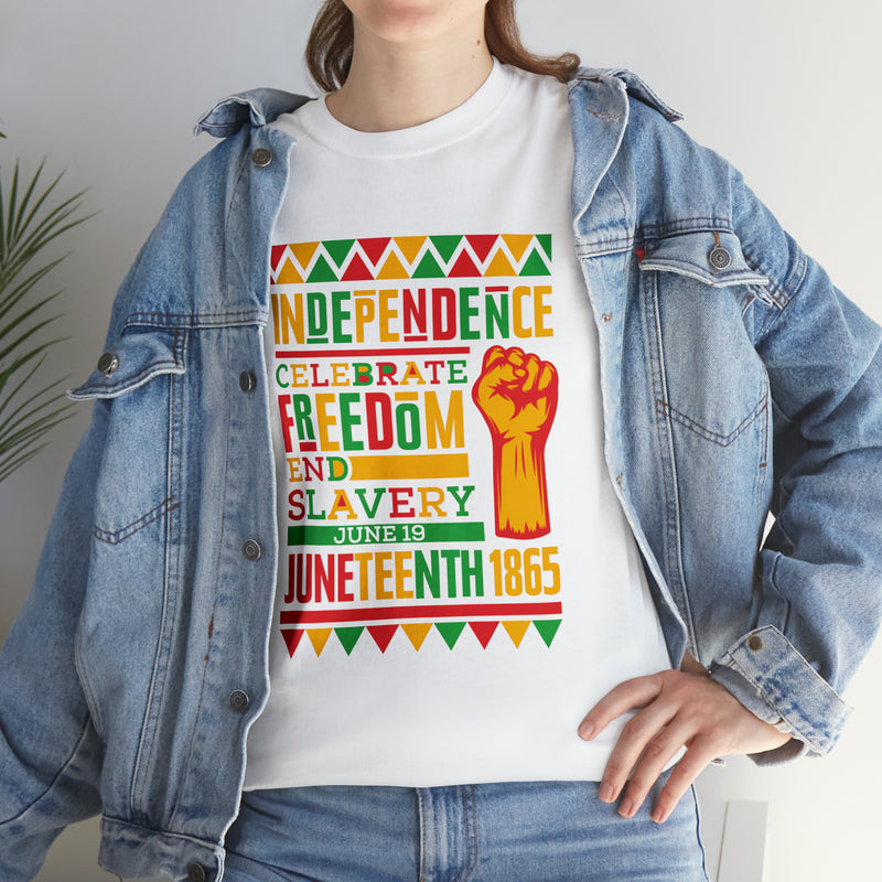 Independence, Freedom, Juneteenth Unisex Tshirt