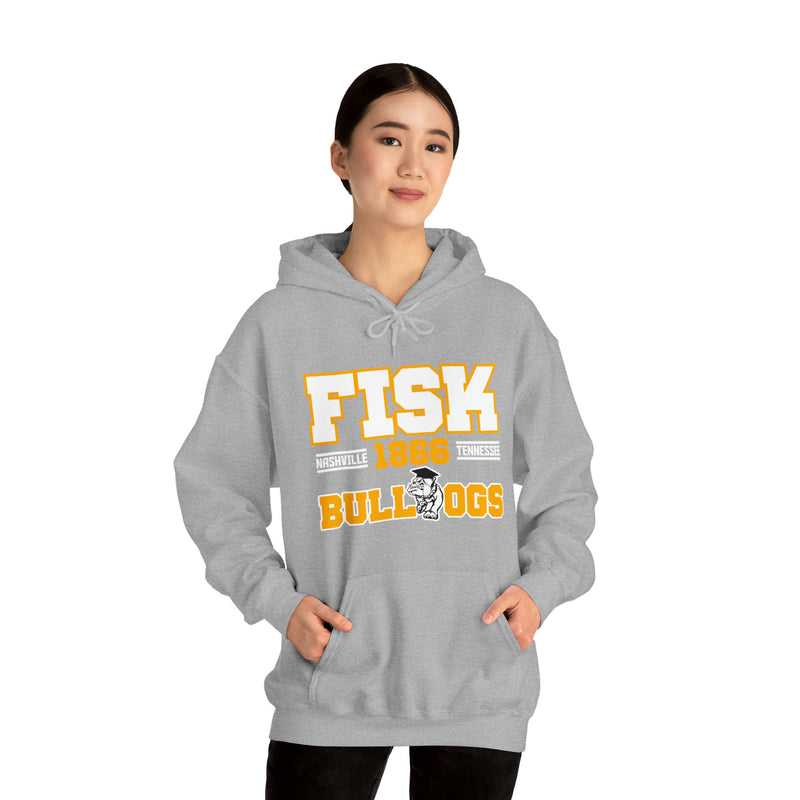 Unisex FISK Bulldogs Heavy Blend™ Hooded Sweatshirt