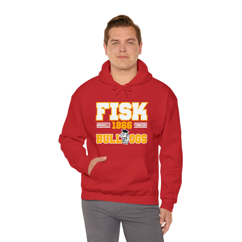 Unisex FISK Bulldogs Heavy Blend™ Hooded Sweatshirt