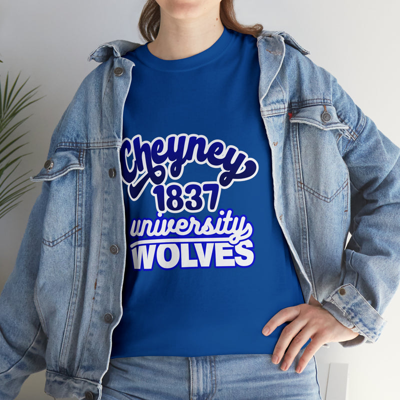 Unisex Cheyney 1837 University Wolves Jersey Short Sleeve Tee