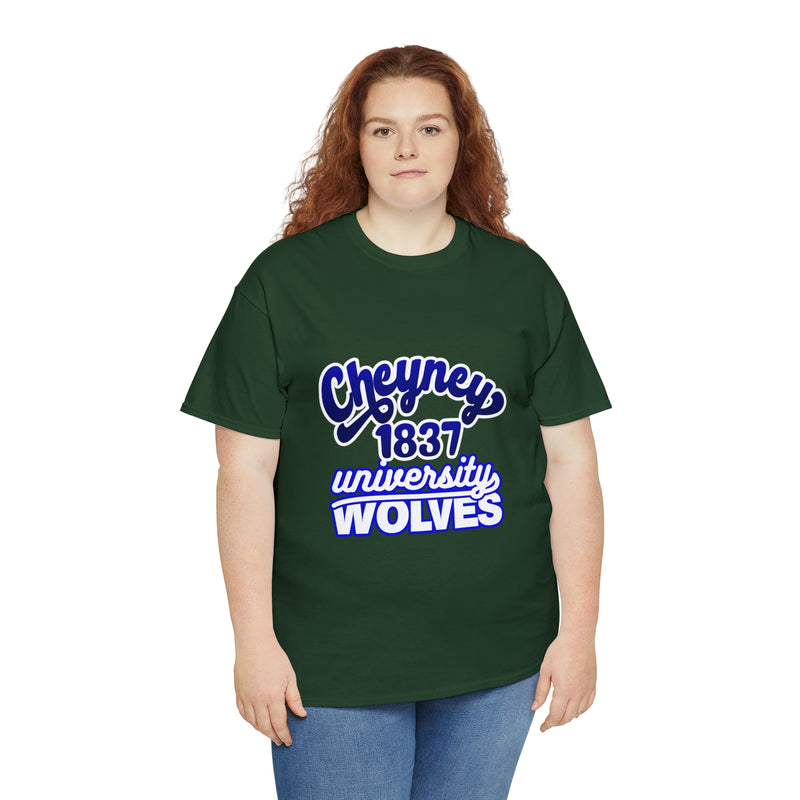 Unisex Cheyney 1837 University Wolves Jersey Short Sleeve Tee