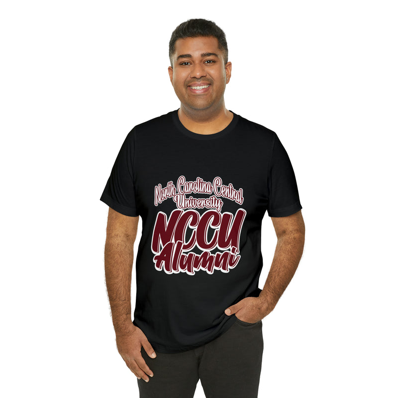 North Carolina Central Unversity Alumni Unisex Short Sleeve Tee