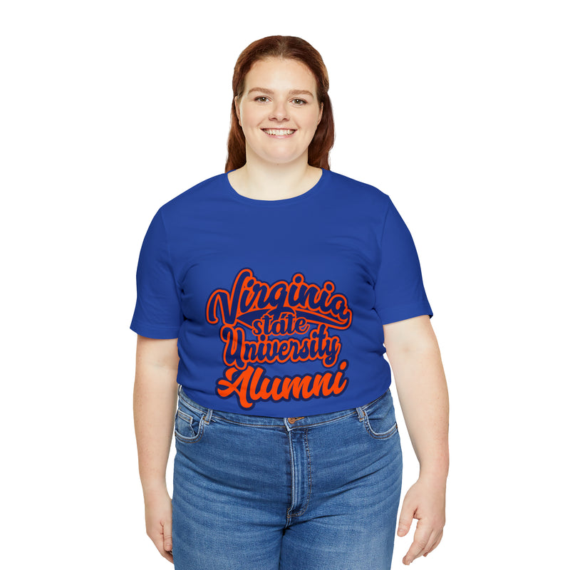 Virginia State University Alumni Unisex Short Sleeve Tee