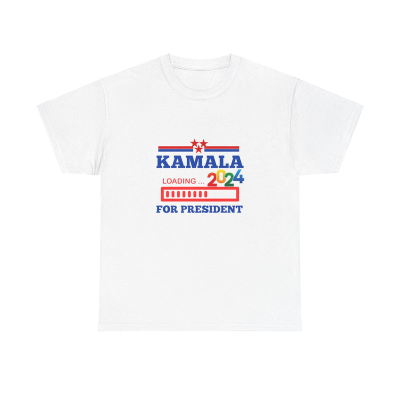 Kamala Loading 2024 Unisex Heavy Cotton Tee