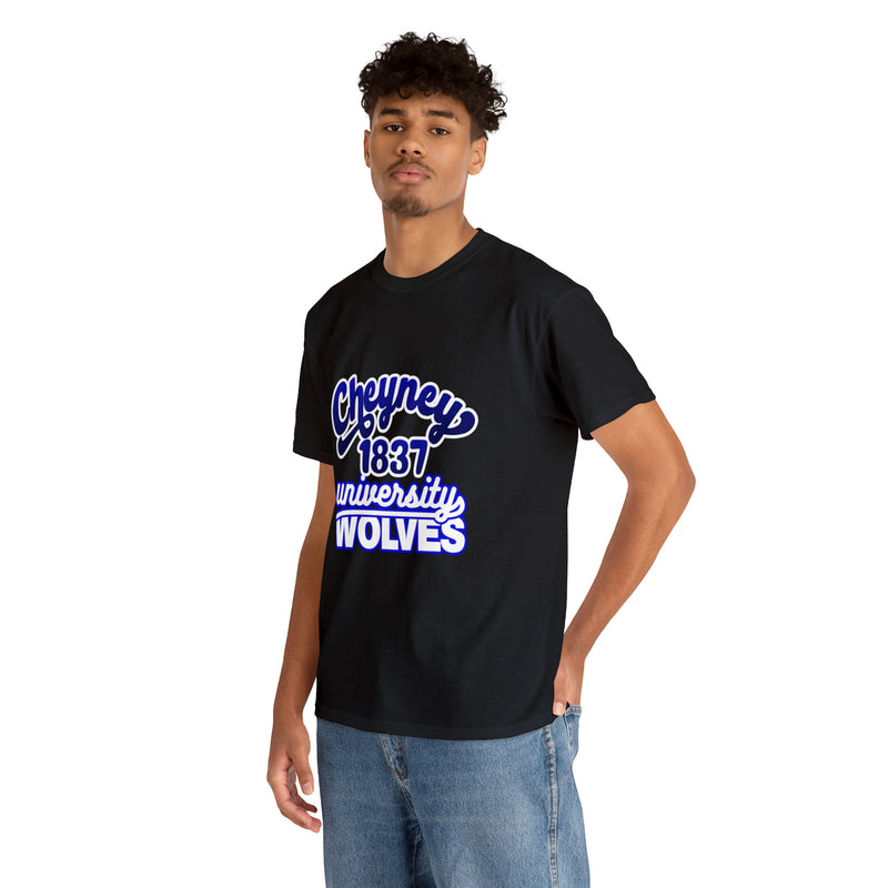 Unisex Cheyney 1837 University Wolves Jersey Short Sleeve Tee