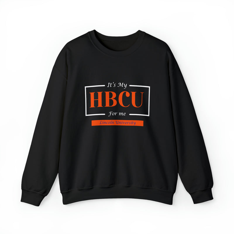 Its My HBCU For Me Lincoln University Unisex Heavy Blend™ Crewneck Sweatshirt