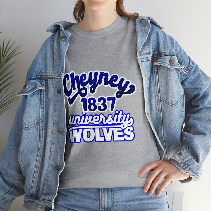 Unisex Cheyney 1837 University Wolves Jersey Short Sleeve Tee