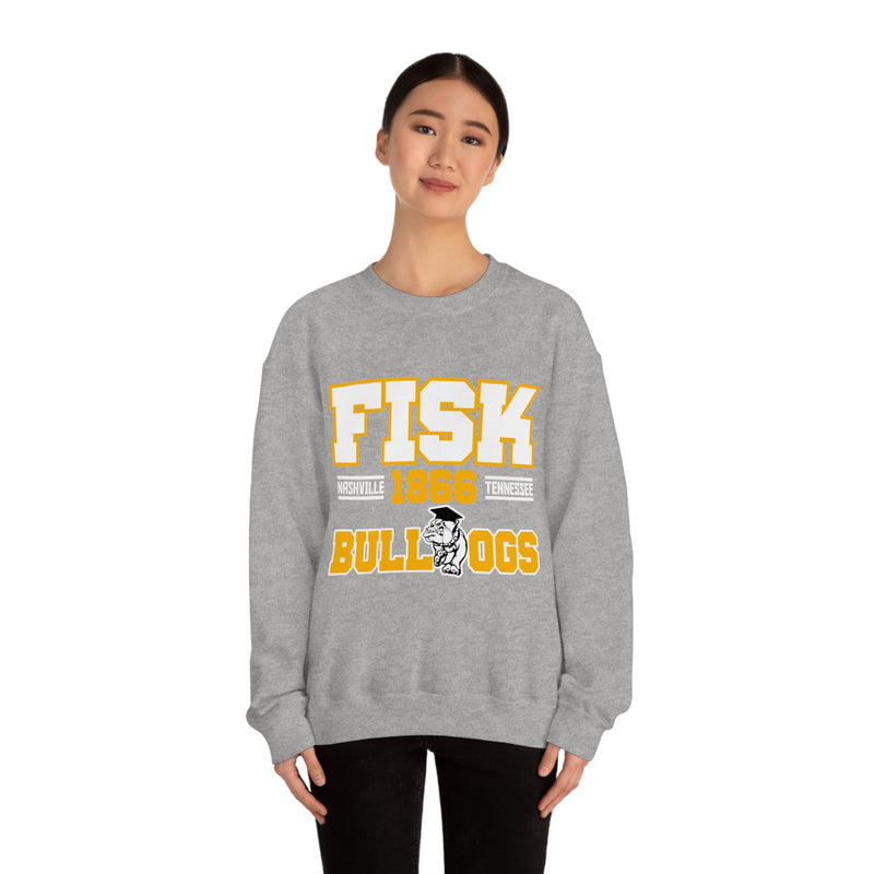 Unisex FISK Bulldogs Heavy Blend™ Crewneck Sweatshirt