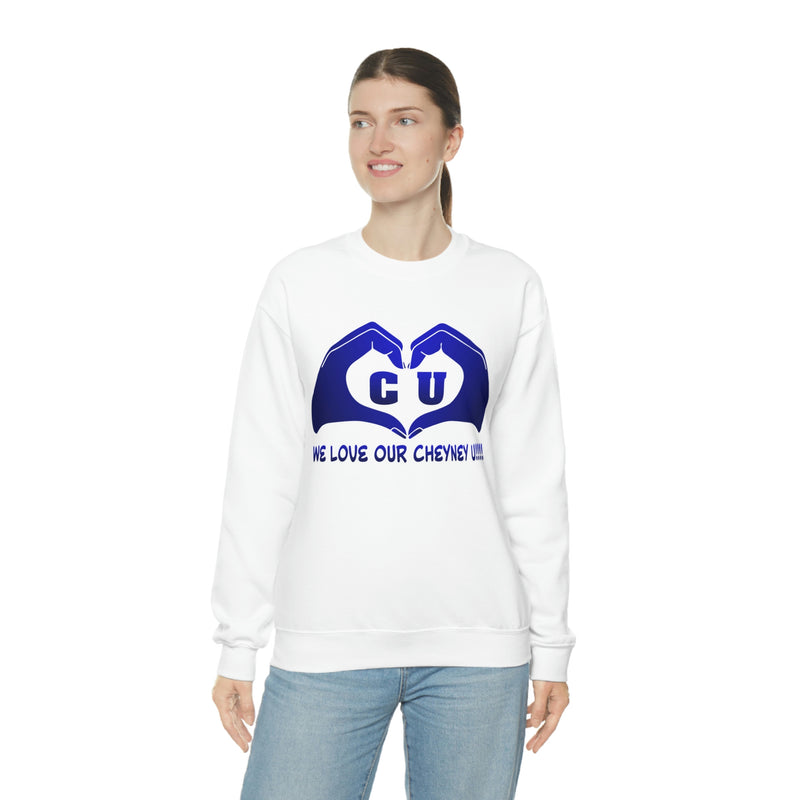 Unisex We Love Our Cheyney U Heavy Blend™ Crewneck Sweatshirt