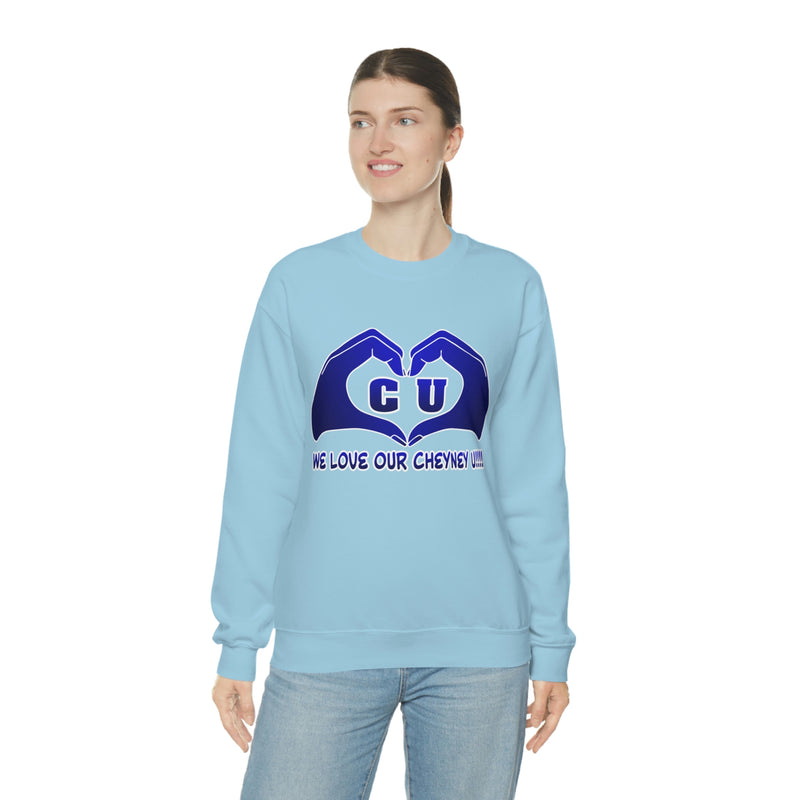 Unisex We Love Our Cheyney U Heavy Blend™ Crewneck Sweatshirt