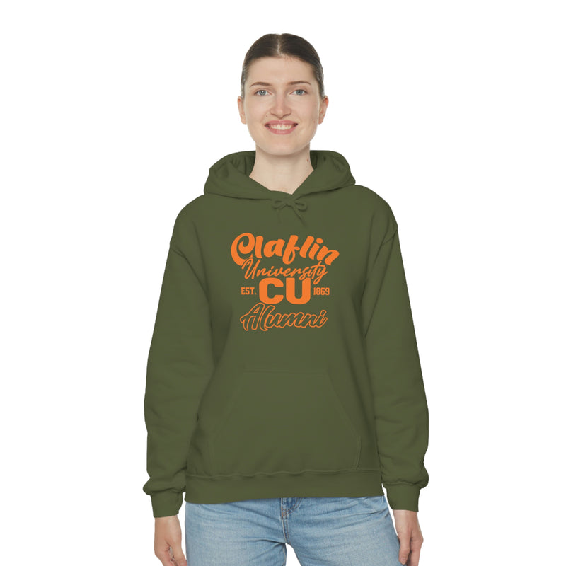 Unisex Claflin University CU 1869 Alumni Heavy Blend™ Hooded Sweatshirt