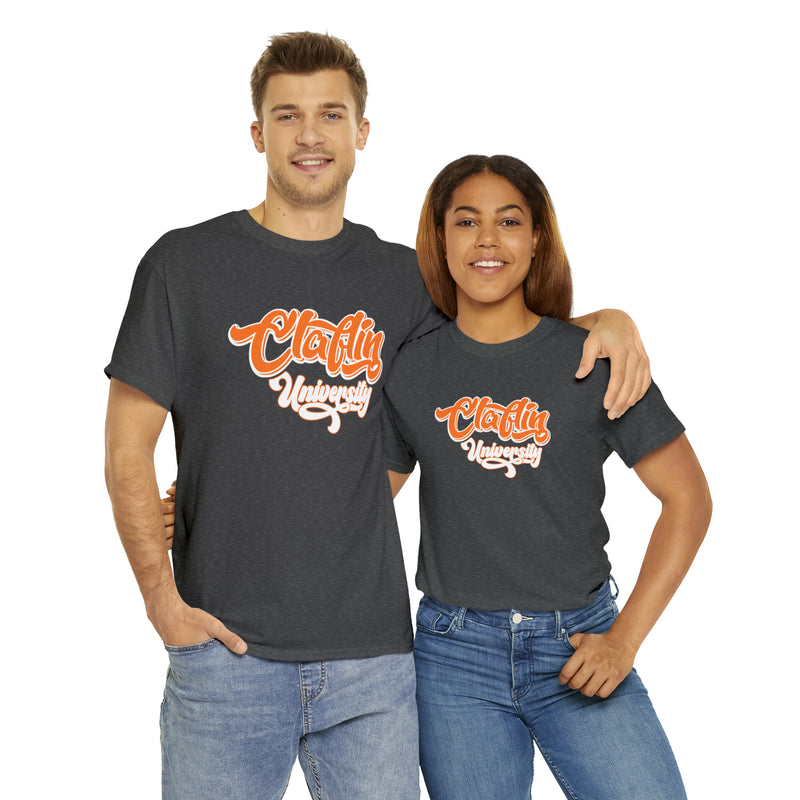 Unisex Claflin University Heavy Cotton Tee