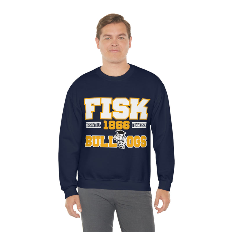 Unisex FISK Bulldogs Heavy Blend™ Crewneck Sweatshirt