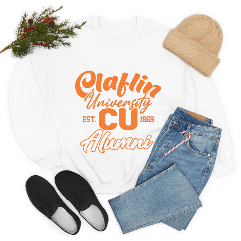 Unisex Claflin University CU 1869 Alumni Heavy Blend™ Crewneck Sweatshirt