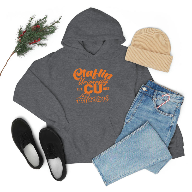 Unisex Claflin University CU 1869 Alumni Heavy Blend™ Hooded Sweatshirt