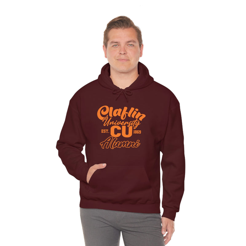 Unisex Claflin University CU 1869 Alumni Heavy Blend™ Hooded Sweatshirt