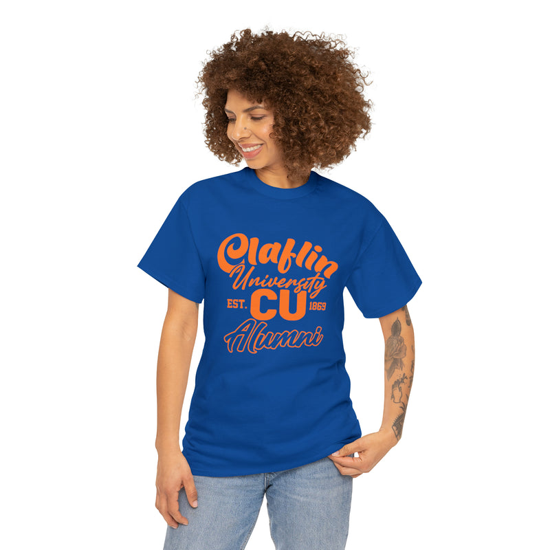 Unisex Claflin University CU 1869 Alumni Heavy Cotton Tee