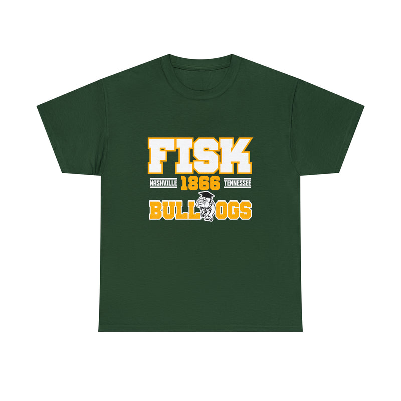 Unisex FISK Bulldogs Heavy Cotton Tee