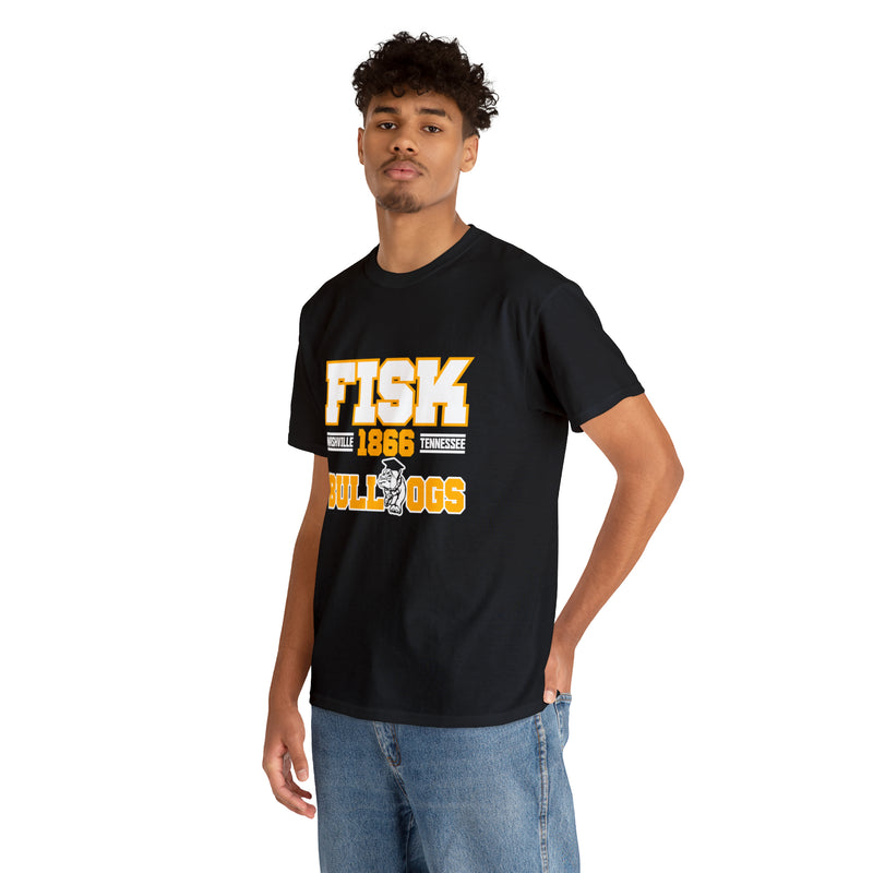 Unisex FISK Bulldogs Heavy Cotton Tee