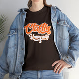 Unisex Claflin University Heavy Cotton Tee