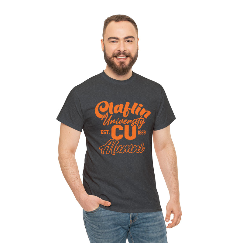 Unisex Claflin University CU 1869 Alumni Heavy Cotton Tee