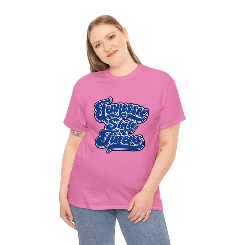 Unisex Tennessee State TSU 2 Heavy Cotton Tee