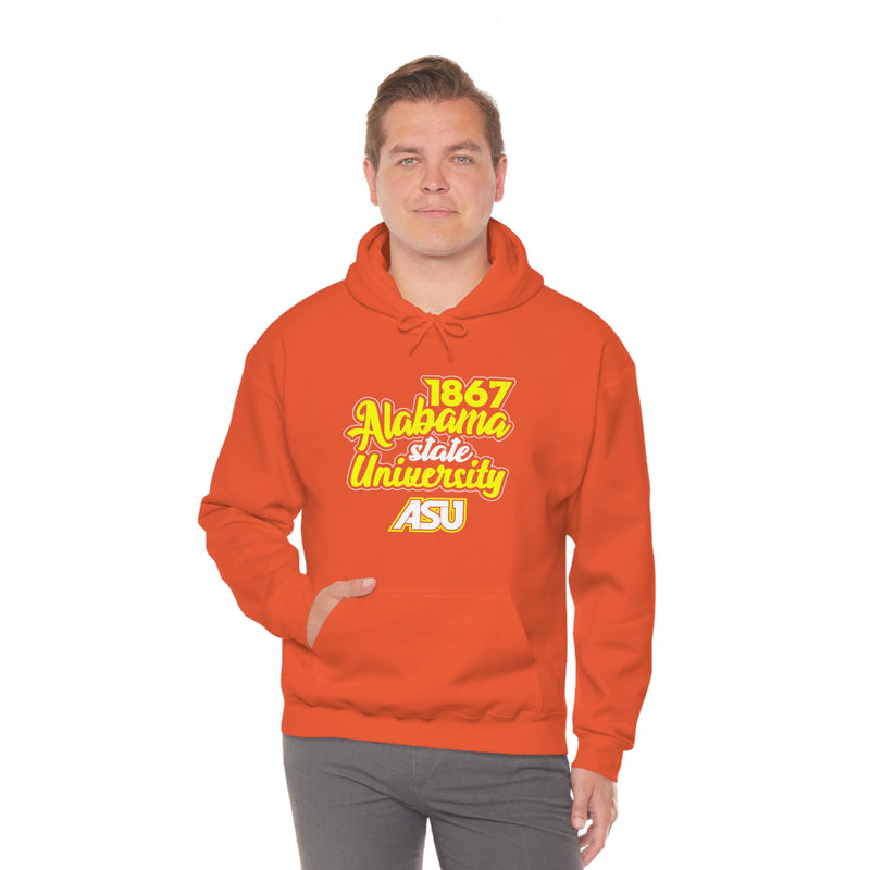 Unisex 1867 Alabama State University Heavy Blend™ Hooded Sweatshirt