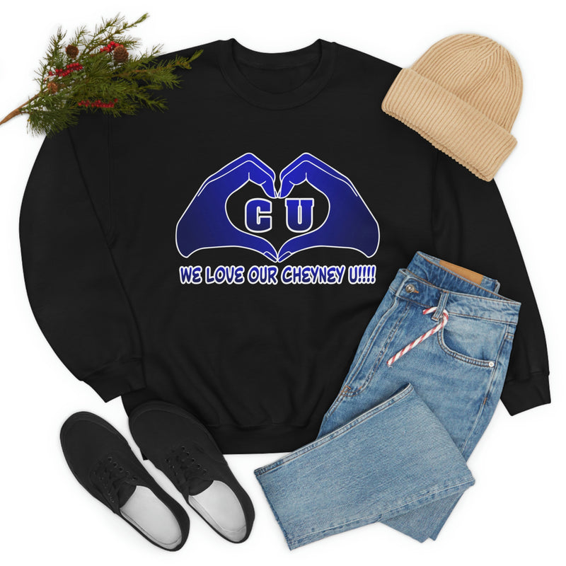 Unisex We Love Our Cheyney U Heavy Blend™ Crewneck Sweatshirt