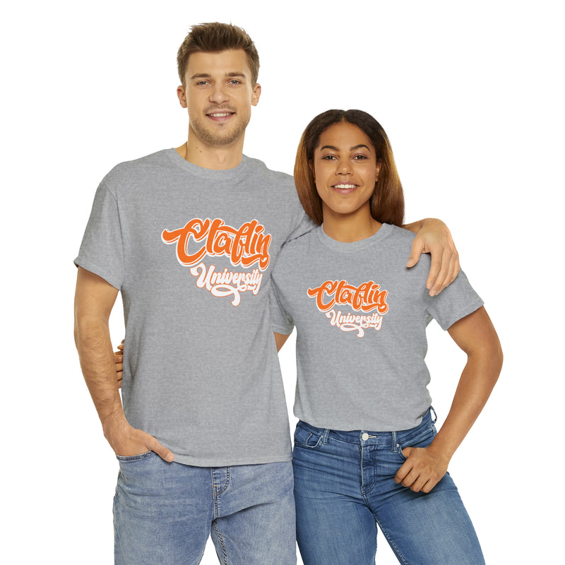 Unisex Claflin University Heavy Cotton Tee