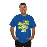 Unisex 1867 Alabama State University Heavy Cotton Tee