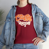 Unisex Claflin University Heavy Cotton Tee