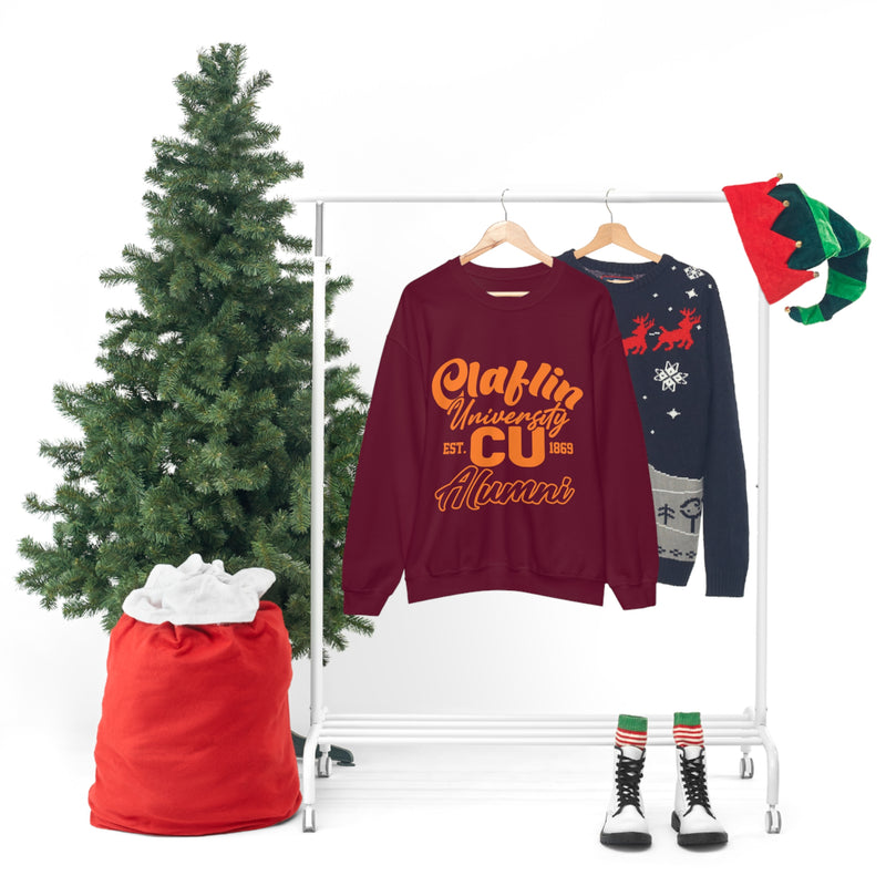 Unisex Claflin University CU 1869 Alumni Heavy Blend™ Crewneck Sweatshirt