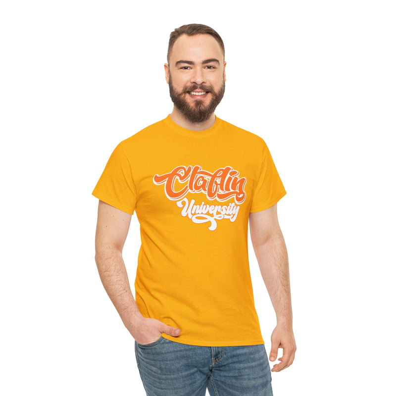 Unisex Claflin University Heavy Cotton Tee