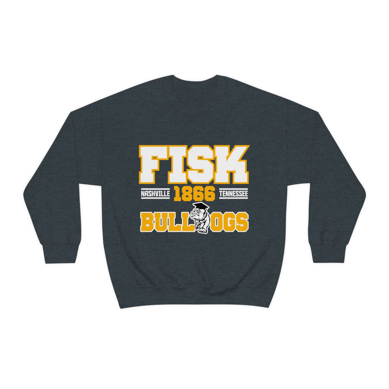 Unisex FISK Bulldogs Heavy Blend™ Crewneck Sweatshirt