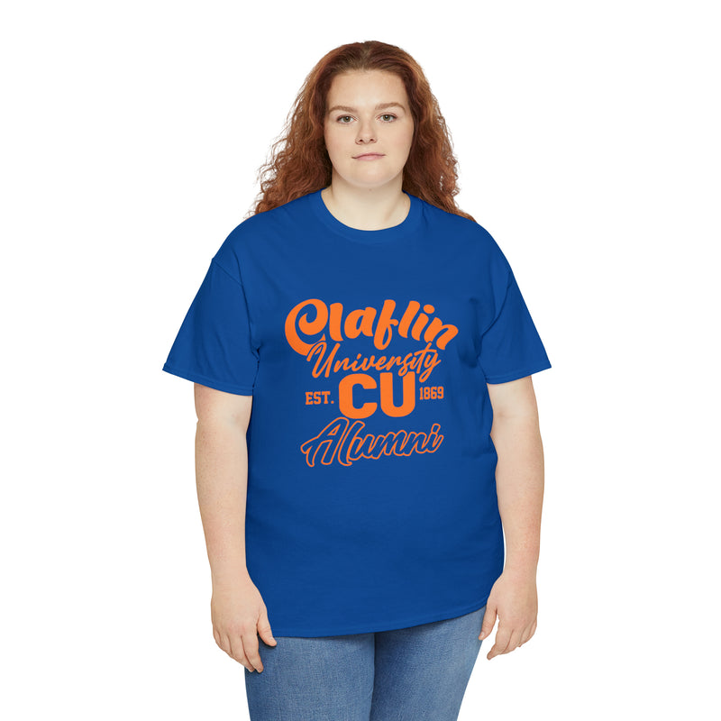 Unisex Claflin University CU 1869 Alumni Heavy Cotton Tee