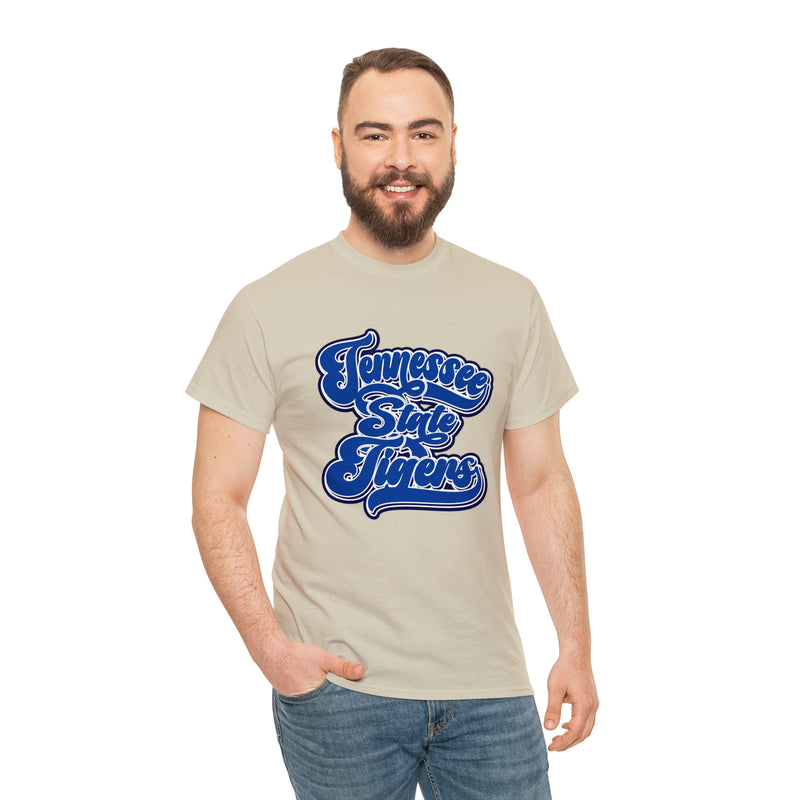 Unisex Tennessee State TSU 2 Heavy Cotton Tee