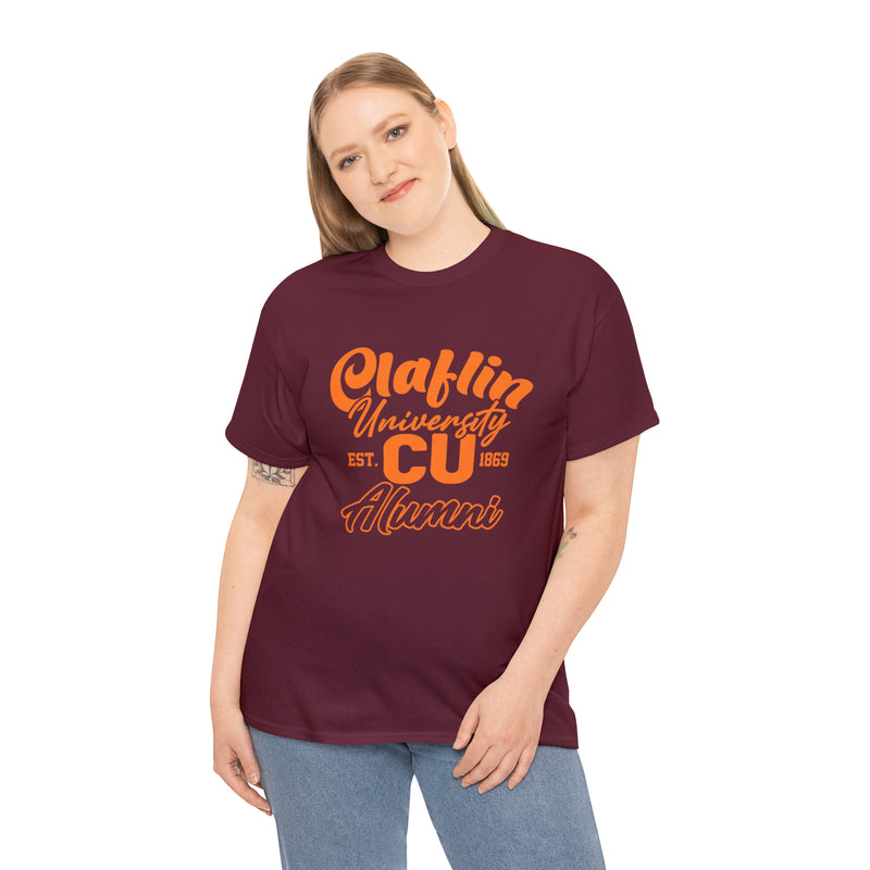 Unisex Claflin University CU 1869 Alumni Heavy Cotton Tee