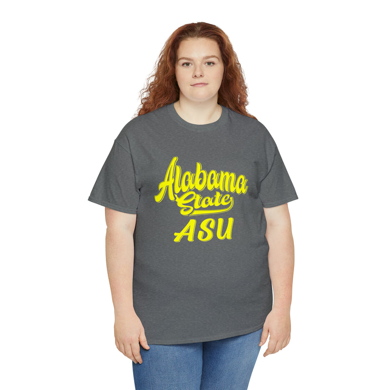 Unisex Alabama State ASU Heavy Cotton Tee