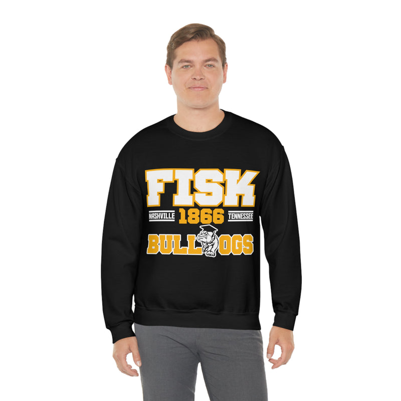 Unisex FISK Bulldogs Heavy Blend™ Crewneck Sweatshirt