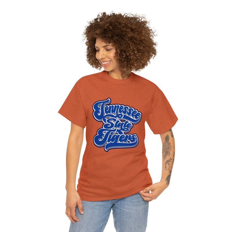 Unisex Tennessee State TSU 2 Heavy Cotton Tee