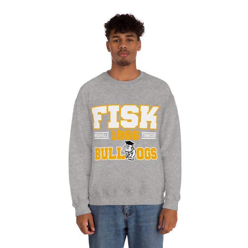 Unisex FISK Bulldogs Heavy Blend™ Crewneck Sweatshirt