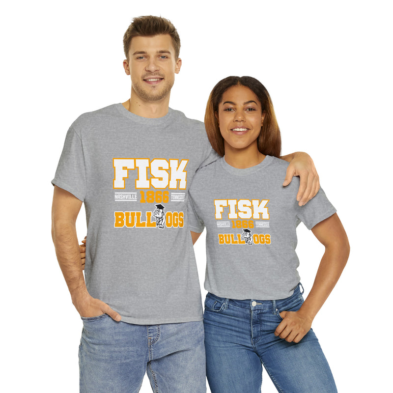 Unisex FISK Bulldogs Heavy Cotton Tee