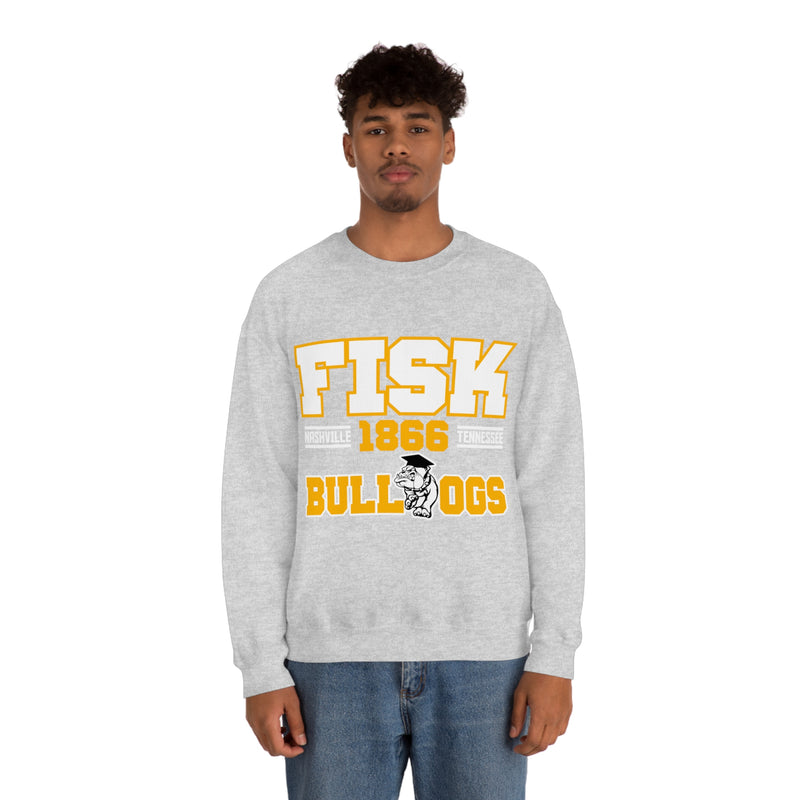 Unisex FISK Bulldogs Heavy Blend™ Crewneck Sweatshirt