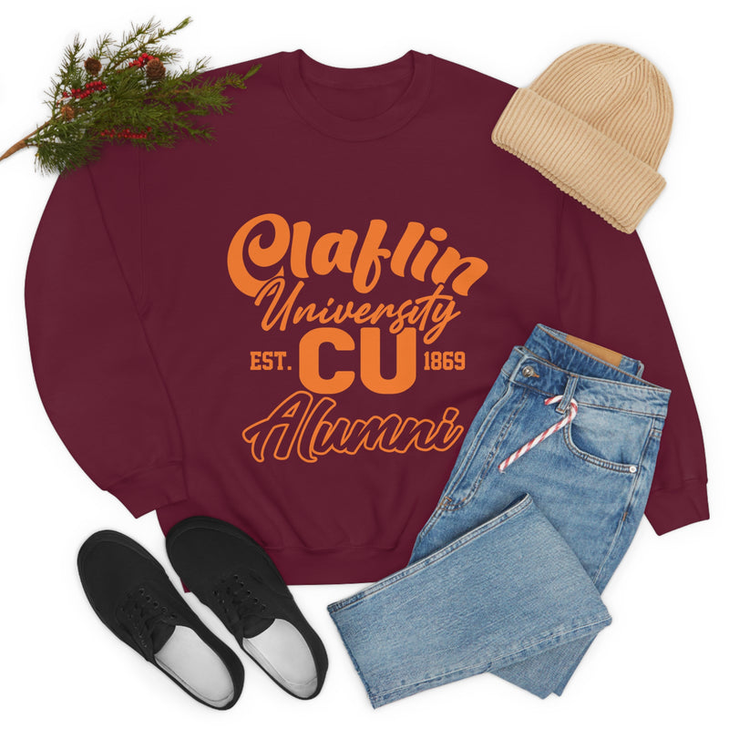 Unisex Claflin University CU 1869 Alumni Heavy Blend™ Crewneck Sweatshirt