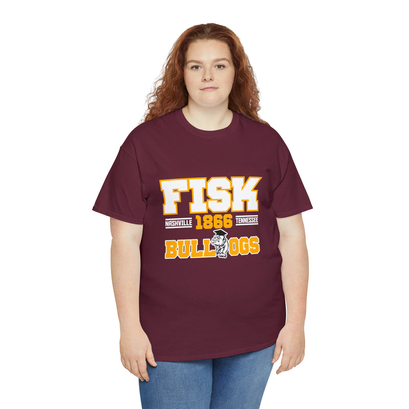 Unisex FISK Bulldogs Heavy Cotton Tee