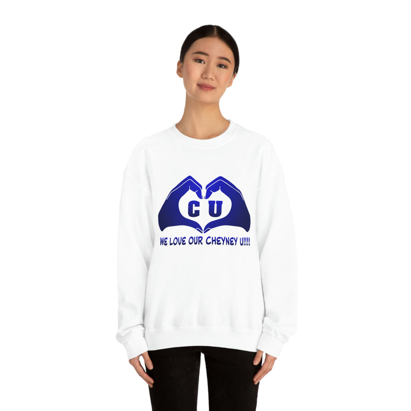 Unisex We Love Our Cheyney U Heavy Blend™ Crewneck Sweatshirt