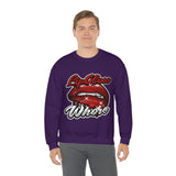 Unisex Lip Gloss Heavy Blend™ Crewneck Sweatshirt