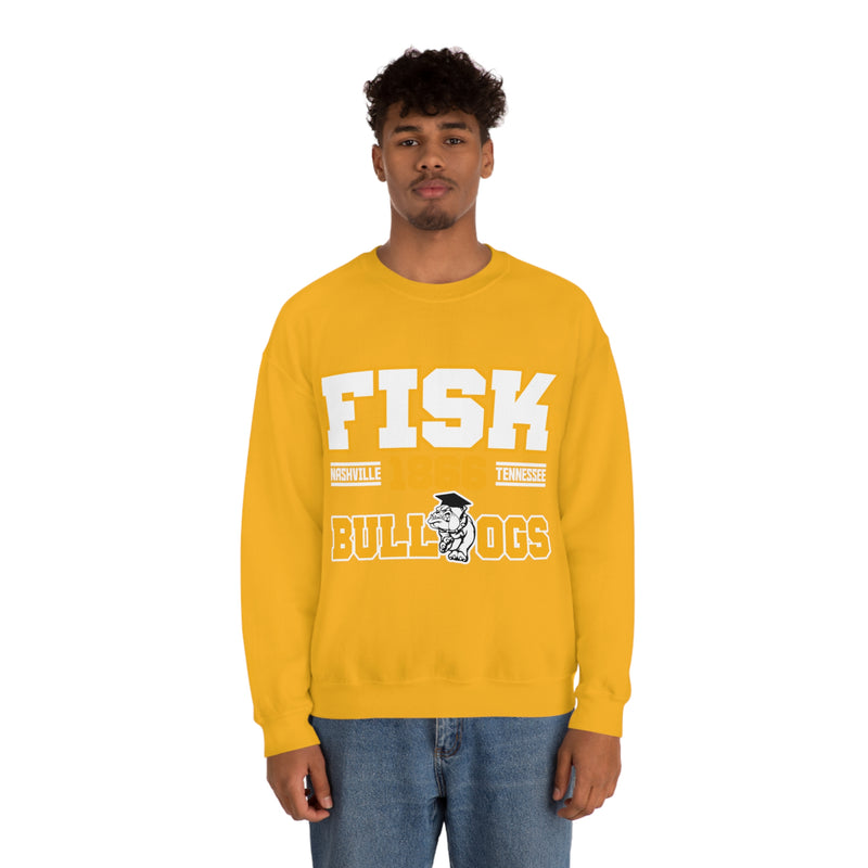 Unisex FISK Bulldogs Heavy Blend™ Crewneck Sweatshirt