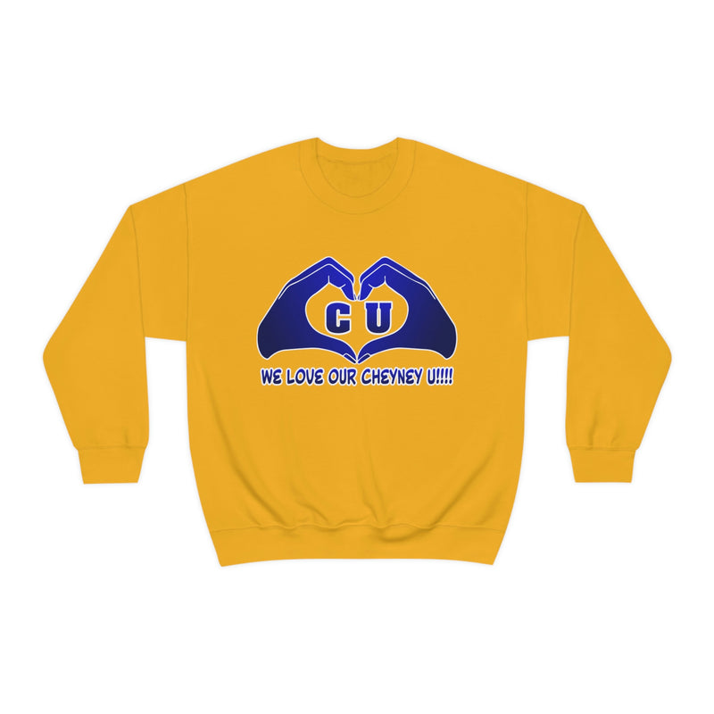 Unisex We Love Our Cheyney U Heavy Blend™ Crewneck Sweatshirt