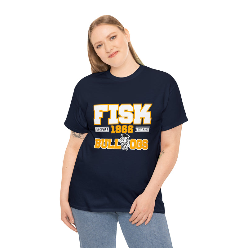 Unisex FISK Bulldogs Heavy Cotton Tee